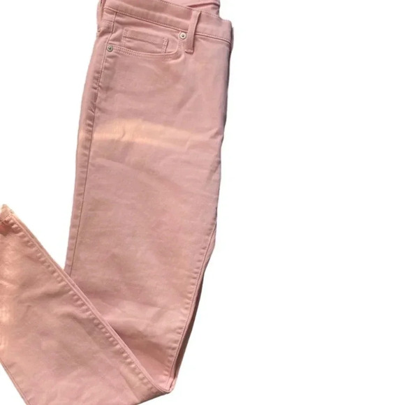 Banana Republic Women's Icy Pink Skinny Crop Jeans SZ 26 - Picture 4 of 8
